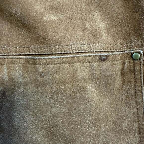 No Longer Available Vintage L.L.Bean Women's Pig Suede Leather Field Jacket - Picture 8 of 10